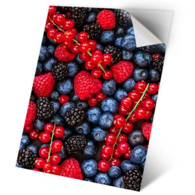 1 x Vinyl Sticker A2 - Mixed Berries Healthy Fruit #2621 | eBay UK