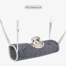 Hamster Mouse Hammock House Tube Kennel Small Animal Container Pet Supplies NEW