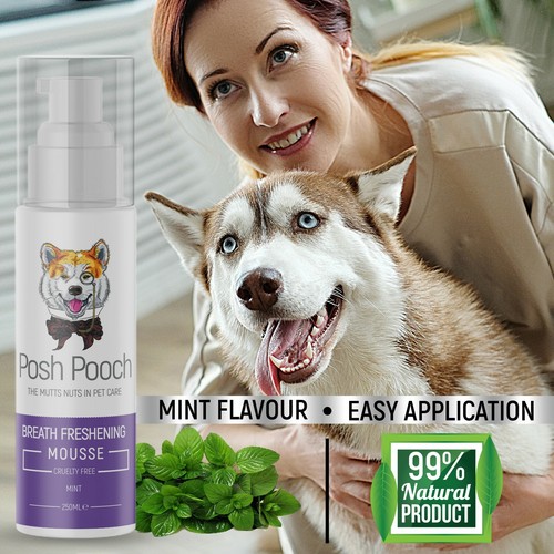 Breath Freshener For Dogs Dental Mousse - 250ml Mint Foam Eliminates Bad Breathe - Picture 7 of 9