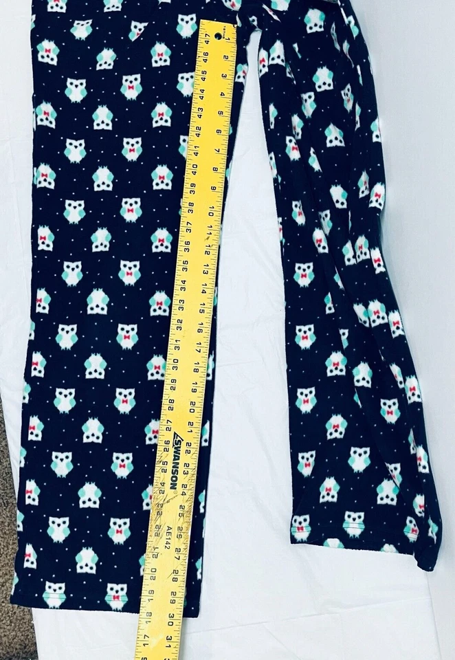 Super Soft Sonoma Women's Navy Blue Owl Sleep Lounge Pants Pajamas Size M - Image 4 of 4