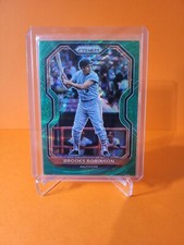 2021 Panini Prizm Baseball GREEN WAVE #59 Brooks Robinson Baltimore Orioles 
