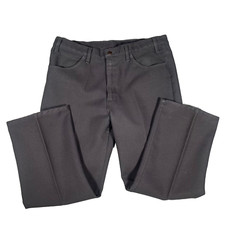 Levi's Vintage 70's Dress Slacks High Rise Straight Leg Gray Men 36