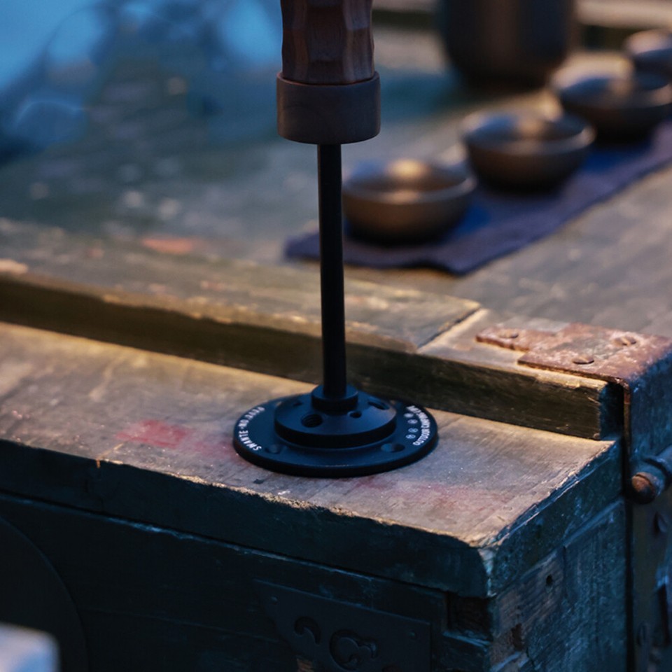 1 Set Camping Light Stand Aluminum Alloy Lamp Pole Lightweight for