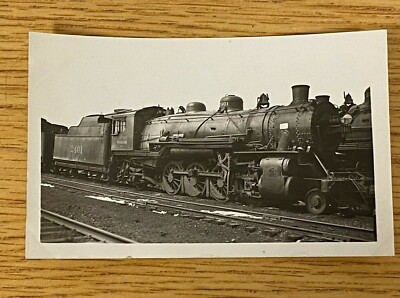Wabash Railroad Stromlinienlok 2401 Vintage Foto 