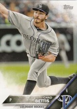 Lot of (10) 2016 Topps Mini CHAD BETTIS Card LOT SP/1000 #149 Rockies