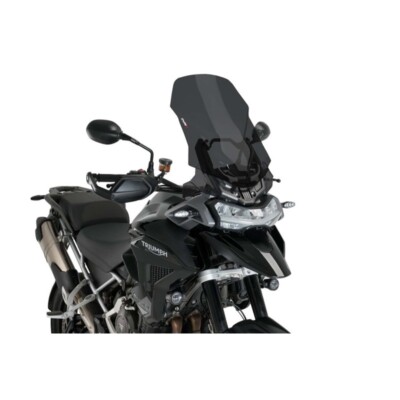 Puig Touring Windschild für Triumph Tiger 1200 Rally Explorer 22-24 Dark Smoke