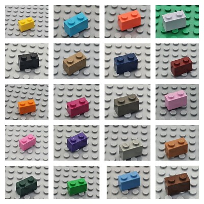 LEGO  10x Stein Basic Brick 1x2 - 3004 - Div. Farben