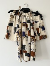 Shein Beige Summer Two Piece Set Outfit Size Extra Large XL Top Shorts