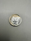 1942 D Mercury Dime Uncirculated Toning
