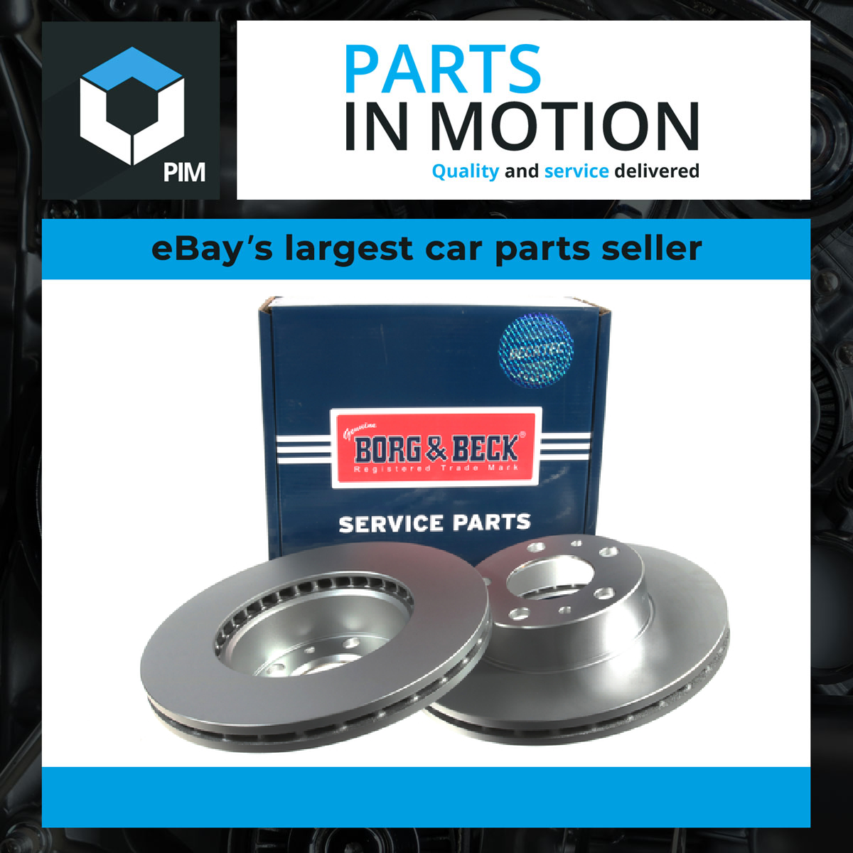 2x Brake Discs Pair Vented fits FIAT DUCATO 250 3.0D Front 2006 on 280mm Set B&B