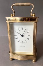 Superb English Carriage Clock  retailed by John Dyson of of Leeds Working FF