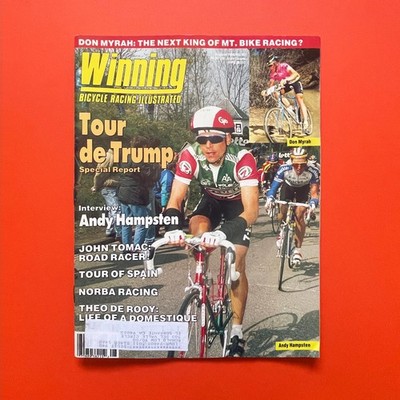 Winning Bicycle Racing Illustrated Aug 1990   No. 83   First Tour de Trump Race