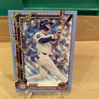2025 Topps Holiday - Pete Crow-Armstrong #H41 Holiday Light Blue & White Glitter