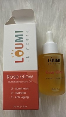 Loumi Skincare Rose Glow Illuminating Face Oil Anti Aging 30ml