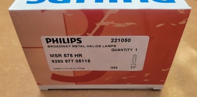 Philips MSR 575 HR G22 Metal Halide Lamp Bulb 575W 2000K 928097705115