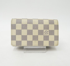 Authentic LOUIS VUITTON Damier Azur Porte Monnaie Billets Tresor Wallet S 50336