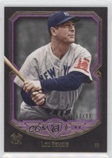 2017 Topps Museum Collection Amethyst Purple 61/99 Lou Gehrig #77 HOF fm0