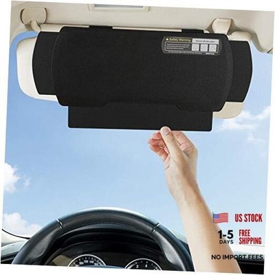 Car Visor Sunshade Extender, Window Shade, Anti-Glare Sun One Size black