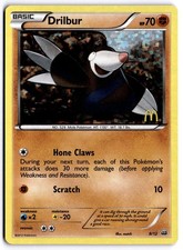 Drilbur - 8/12 008/012 McDonald's Promos 2012 Promo Holo NM