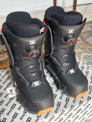 DC Control BOA Step On Mens Snowboard Boots MY2022 Size 8.5 Black/Red