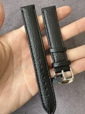 Vintage Watch Strap 18 mm  Leather Nos Top Quality V66 