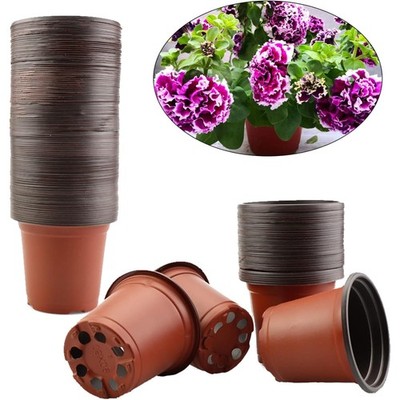 Kunststoff Blumentopf 100 Stück Anzucht Pflanztopf Samenkeimung Garten