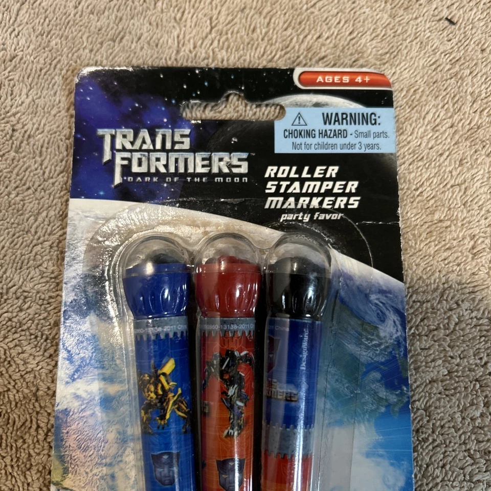 Marcadores de carimbo de rolo Transformers Dark Of The Moon - Imagem 2 de 4