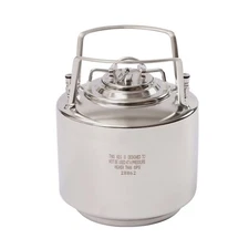 Stainless Steel 1.6 Gallon Mini Ball Lock Keg System For Small Batch HomeBrewing