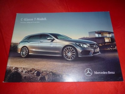 2014 MERCEDES S205 C-CLASS ESTATE C 180 BLUETEC - C 250 PRICE LIST PRICING LIST