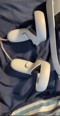 Meta Quest 2 Standalone VR Headset with Touch Controllers - White