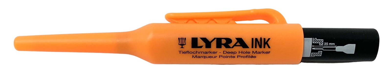 LYRA Ink Pennarello Fori Profondi Nero L4480099-10-1 | Pack 10 Unità