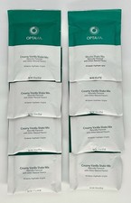 OPTAVIA Fuelings Shake Mix 8 Packets, 7 Creamy Vanilla 1 Mocha, BB 03/2027 NEW