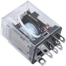 JQX-13F LY2 AC 24V Coil 8-Pin DPDT Red LED Electromagnetic Relay H2E63599