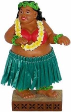 Retro Hawaiian 4" Hula Dashboard Doll - Fun Car Accessory Desk Decoration