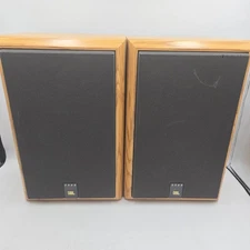 JBL 2500 Bookshelf Speakers Pair • Oak Finish • Tested & Very Good • Vintage