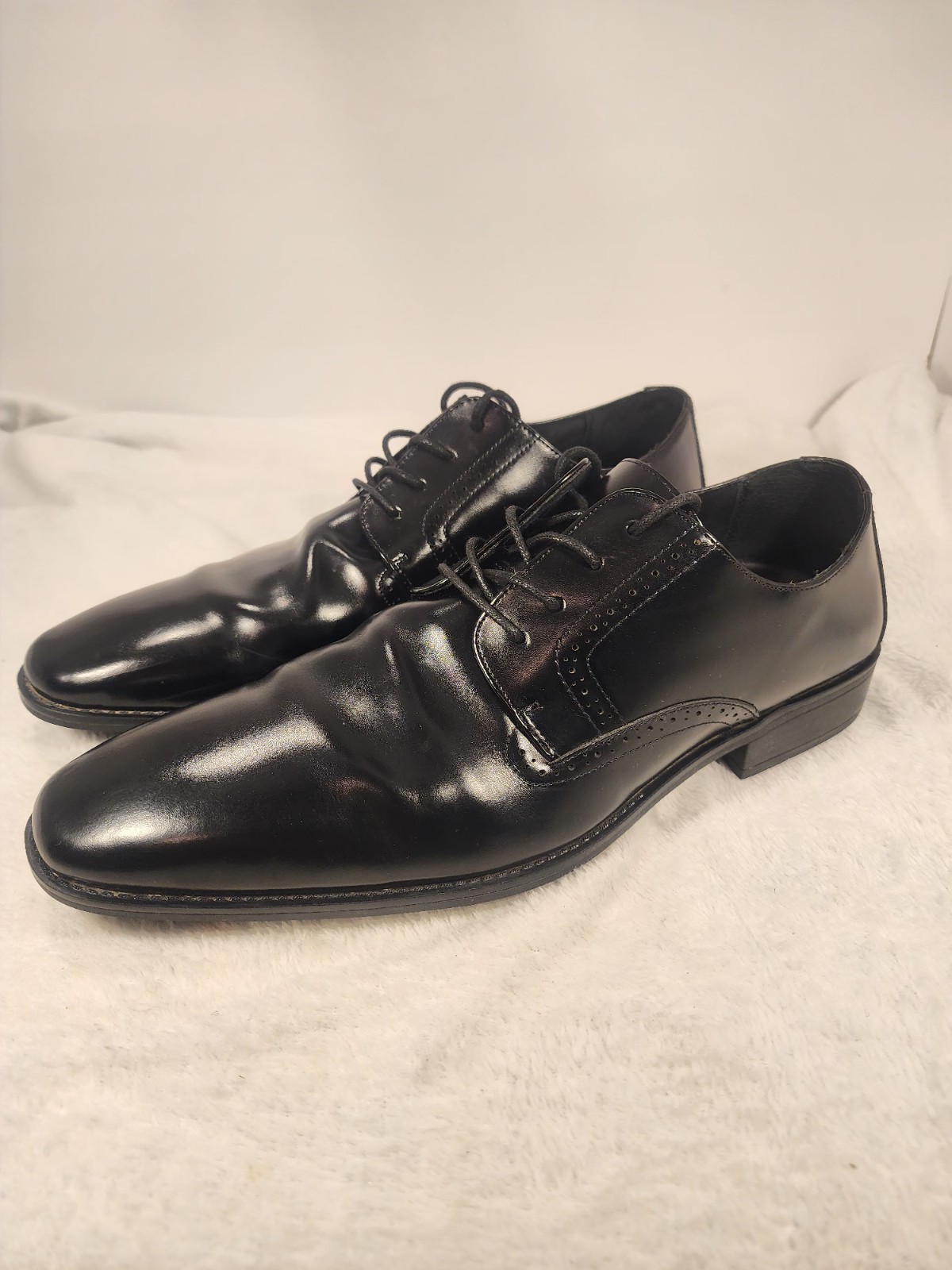 SAOLA Oxford Stacy Adams Ardell antiscivolo punta liscia nero (20162 001) taglia 14M