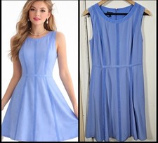 Talbots Pure Silk Cocktail Dress Women's Sz 6 Fit & Flare Coquette Soft Girl