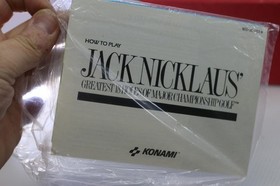 Jack Nicklaus' Greatest 18 Holes of Major Championship Golf Nintendo NES Game