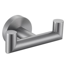 Double Towel Hook, SUS304 Stainless Steel Bathroom Robe Hook for Wall, Hand T...