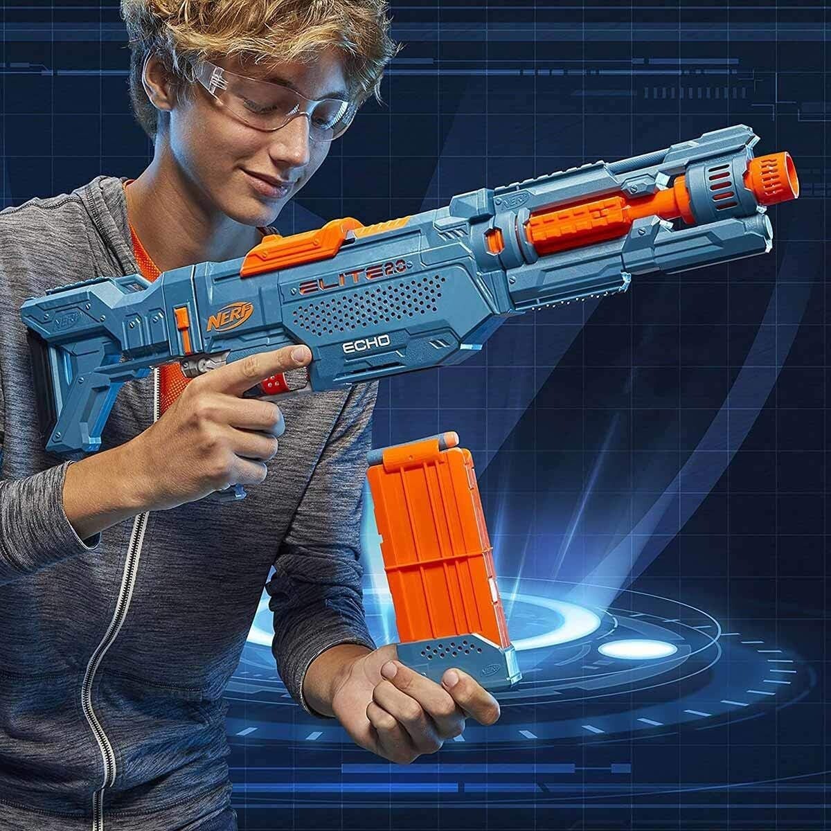 Blaster Nerf Elite 2.0 Echo CS-10 Hasbro avec chargeur 10 fléchettes - 4
