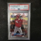 2018 TOPPS CHROME UPDATE SHOHEI OHTANI BATTING ROOKIE DEBUT PSA 10 #HMT32