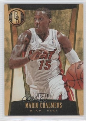 2013-14 Panini Gold Standard 99/199 Mario Chalmers #280 b3b