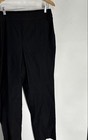 Rafaella Womens Black Flat Front Pockets Straight Leg Ankle Pants Size 18 — photo 4