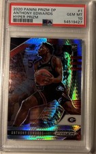 Panini Prizm Draft Picks 2020-21 Anthony Edwards #1 Hyper Prizm RC PSA 10 
