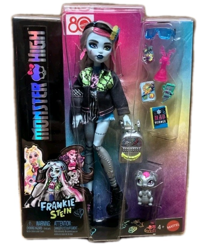 Muñeca Monster High Frankie Stein. Mattel del 80 aniversario. ¡Nuevo!