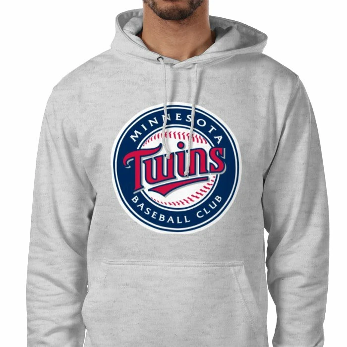 Minnesota Twins Mlb Baseball Hoodie Grey 🇬🇧 Xs To 3XL