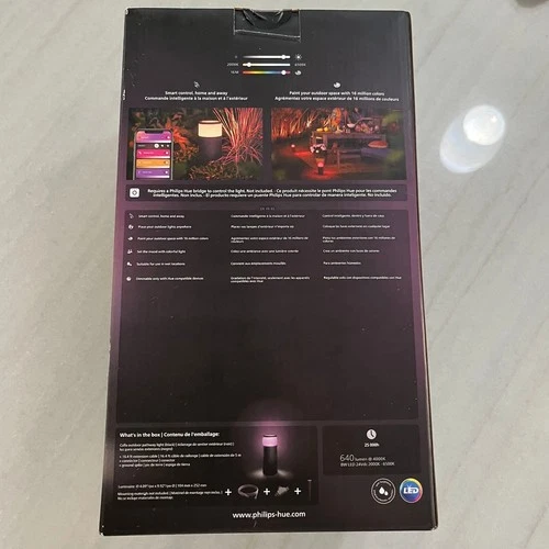 Philips Hue Calla Outdoor Smart Bollard Light