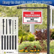 Estate Sign Posts 7FT Tall Metal Real Estate Sign Posts for Sale Yard Signs up t