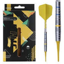 CUESOUL JIHO 18/19/20/21g Soft Tip Darts 90 Tungsten Dart Set with ROST T19 ...