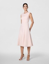 Eliza J Women Fit Flare Blush Pink 18 Sheath Lined Cocktail Wedding Career Dress